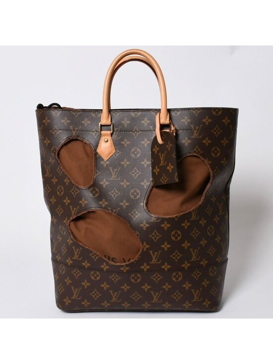 Louis Vuitton Handbags - Louis Vuitton with Holes Tote Bag Comme Des Garcons Rei Kawakubo Gold